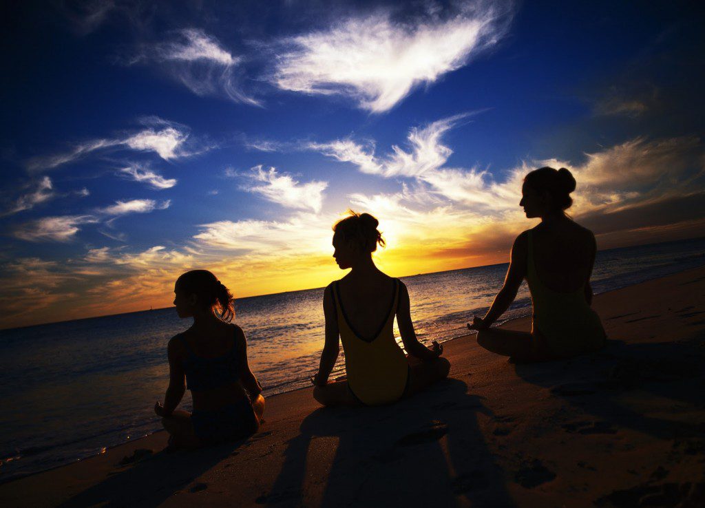 Girls-Meditating-