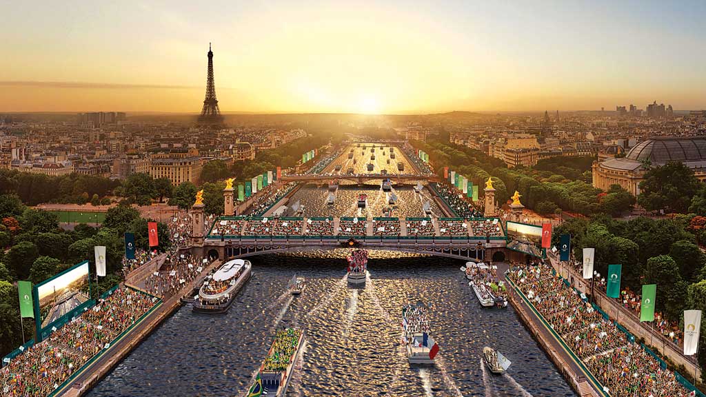O Rio Sena Será O Grande Personagem Na Abertura Da Olimpíada De Paris, Com O Desfile Das Delegações Em Barcos.