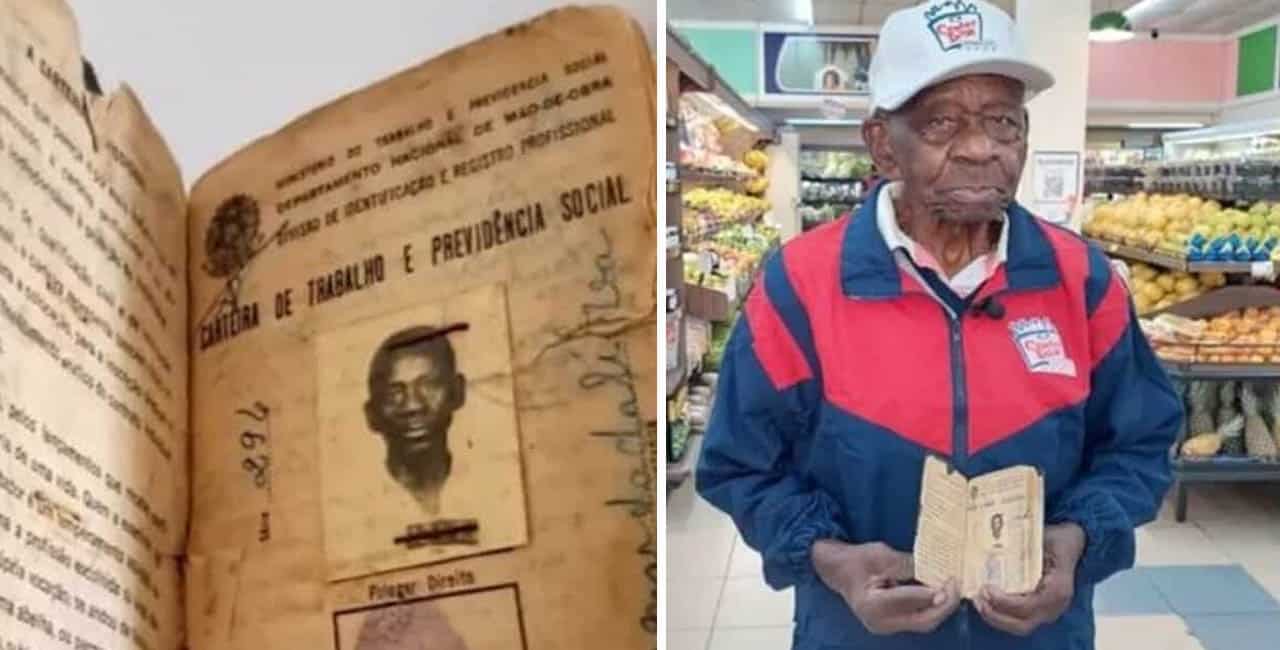 Cheio de vitalidade aos 104 anos, Vô Bernardo continua trabalhando em supermercado de MG