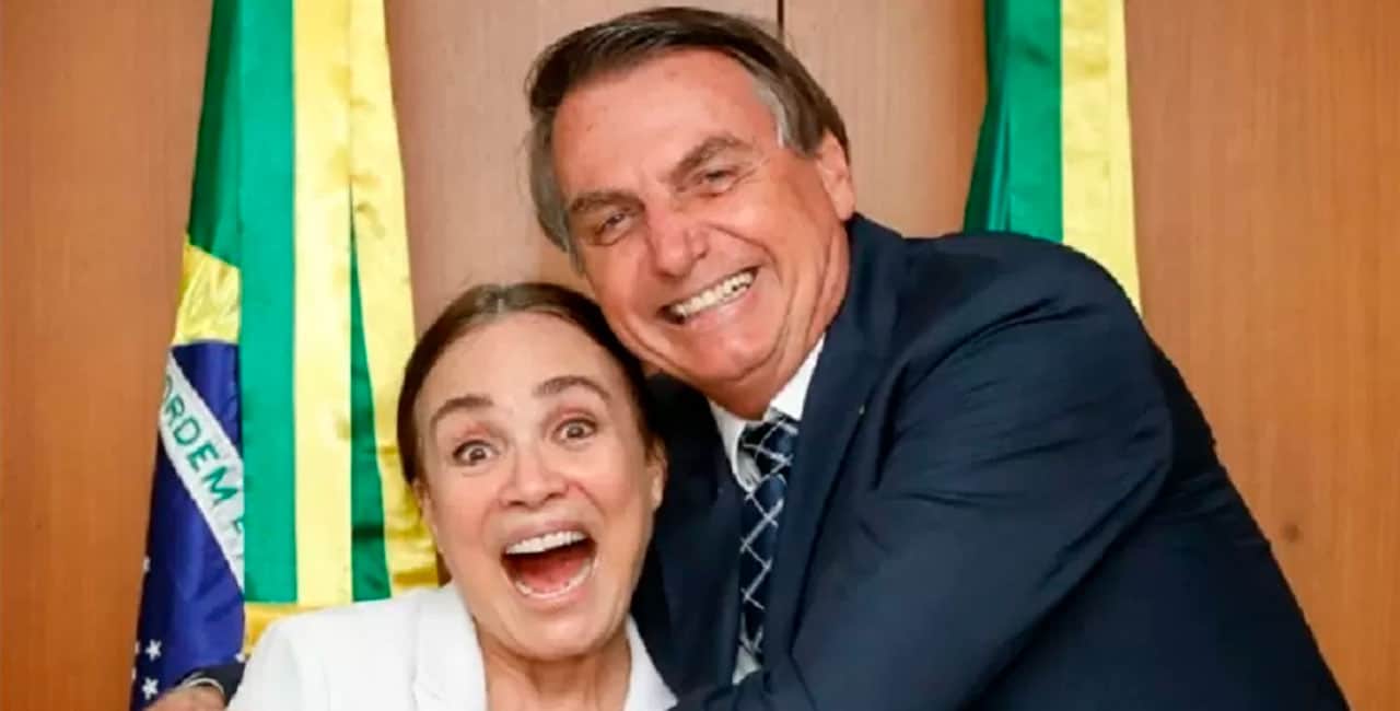 A Atriz Regina Duarte, 75, Demonstrou Solidariedade Ao Ex-Presidente Jair Bolsonaro (Pl), De Quem Ela Foi Secretária De Cultura, Após O Fim De Seu Mandato.
