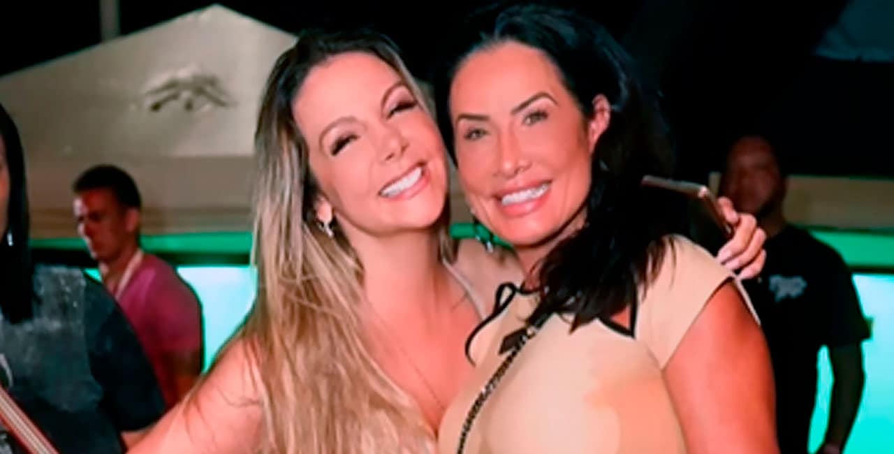 Anitta Contou Com Muitos Famosos Em Seu Show, Entre Eles Estavam Carla Perez E Scheila Carvalho.