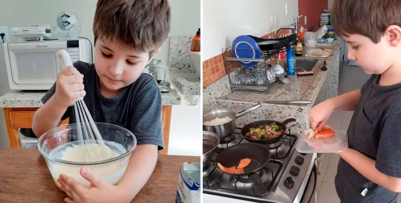 Enzo Rodrigues Ricci, Um Menino De 10 Anos, É Apaixonado Pela Cozinha Desde Quando Era Ainda Mais Novo!