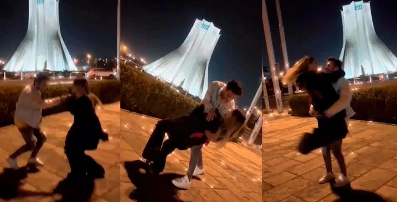 Um Casal De Influenciadores Iranianos Foi Condenado A 10 Anos De Prisão Por Aparecerem Em Um Vídeo Publicado Nas Redes Sociais Em Que Os Dois Dançam.