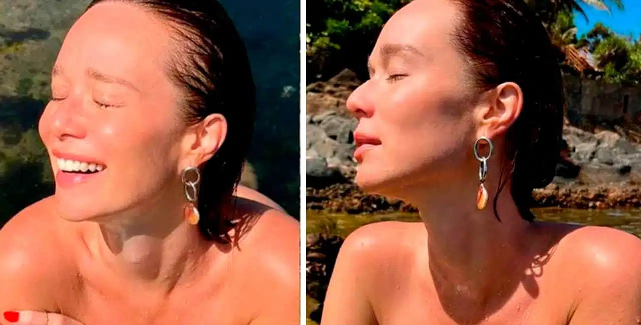 Aos 41 Anos, Mariana Ximenes Arrancou Suspiros Ao Surgir Natural Em Banho De Cachoeira.