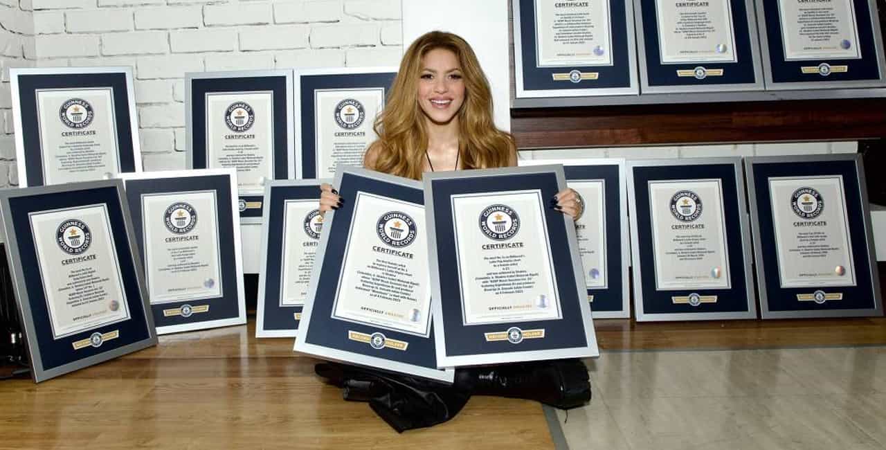 A Cantora Colombiana Shakira Bateu Recorde A Partir Da Música Dedicada Ao Ex, O Jogador De Futebol Gerard Piqué.