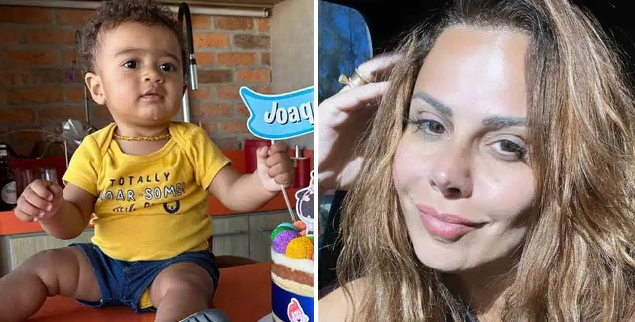 A Atriz Viviane Araújo Comemorou Os Oito Meses De Vida Do Filho, Joaquim, Com Um Bolo Temático.