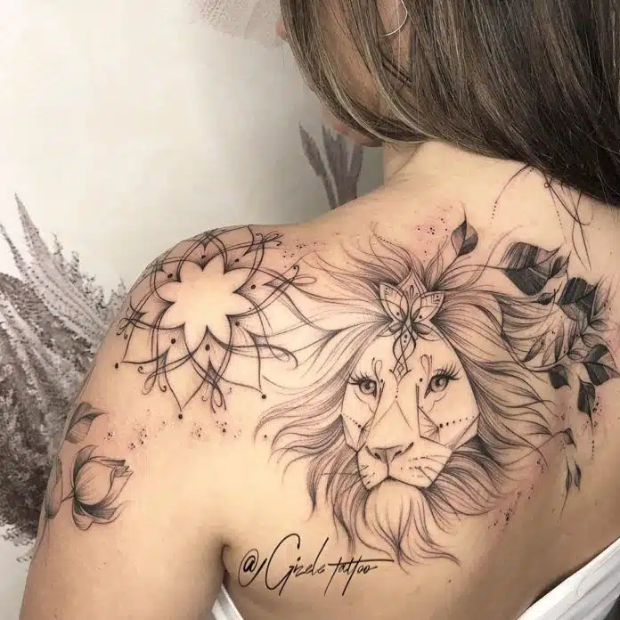 Tatuagem De Leão Para Mulheres: Veja 40 Versões Arrasadoras