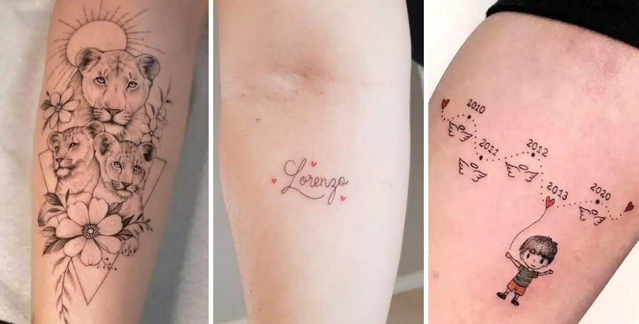 Confira Várias Dicas De Tatuagem Para Você Se Inspirar E Homenagear Seu Filho(A)