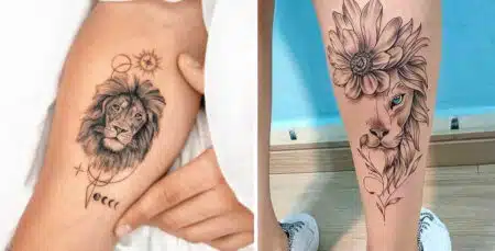 Confira Diversas Inspirações De Tatuagens Femininas Que Representam Um Leão!