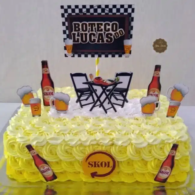 100 ideias de bolo de aniversário masculino criativas e cheios de