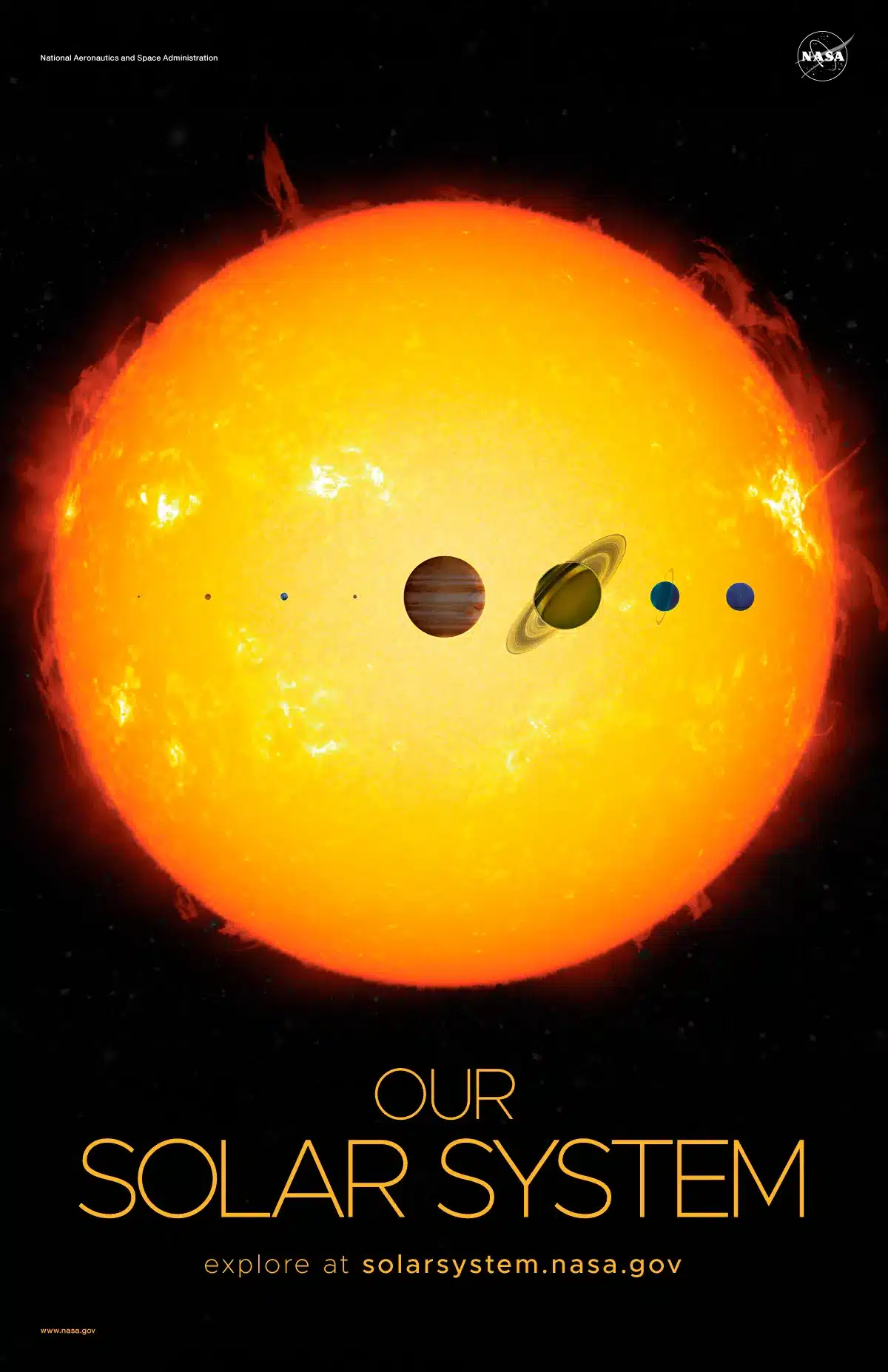 Nasa Oferece Pôsteres Gratuitos Do Sistema Solar