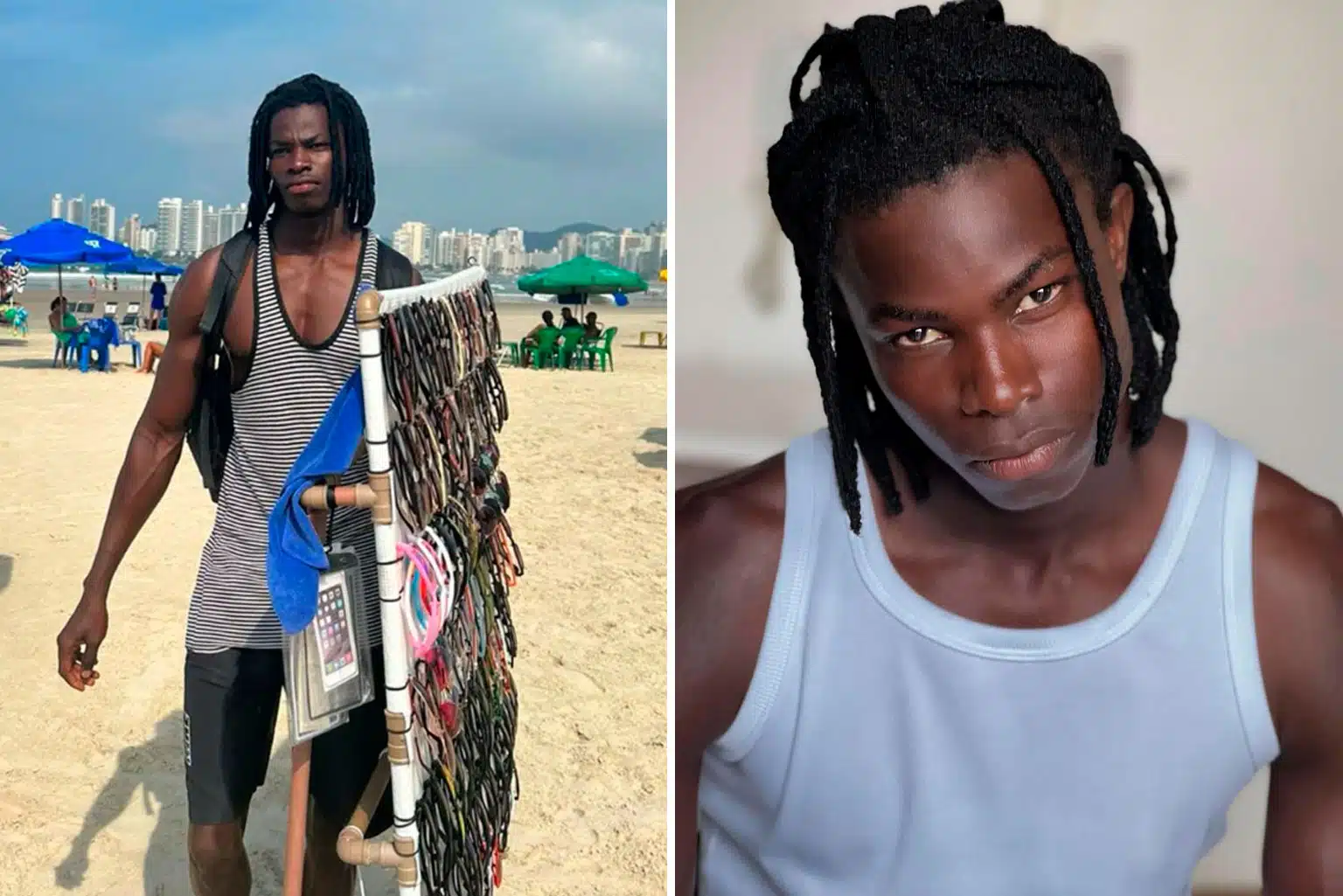 Jovem Senegalês Que Vendia Óculos De Sol Na Praia Se Torna Modelo No Brasil