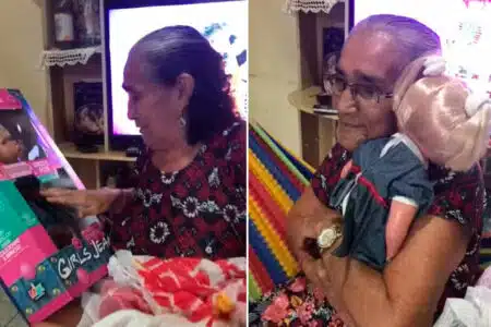 Neto Realiza O Sonho De Infância Da Avó: Ela Ganha A Primeira Boneca Aos 78 Anos