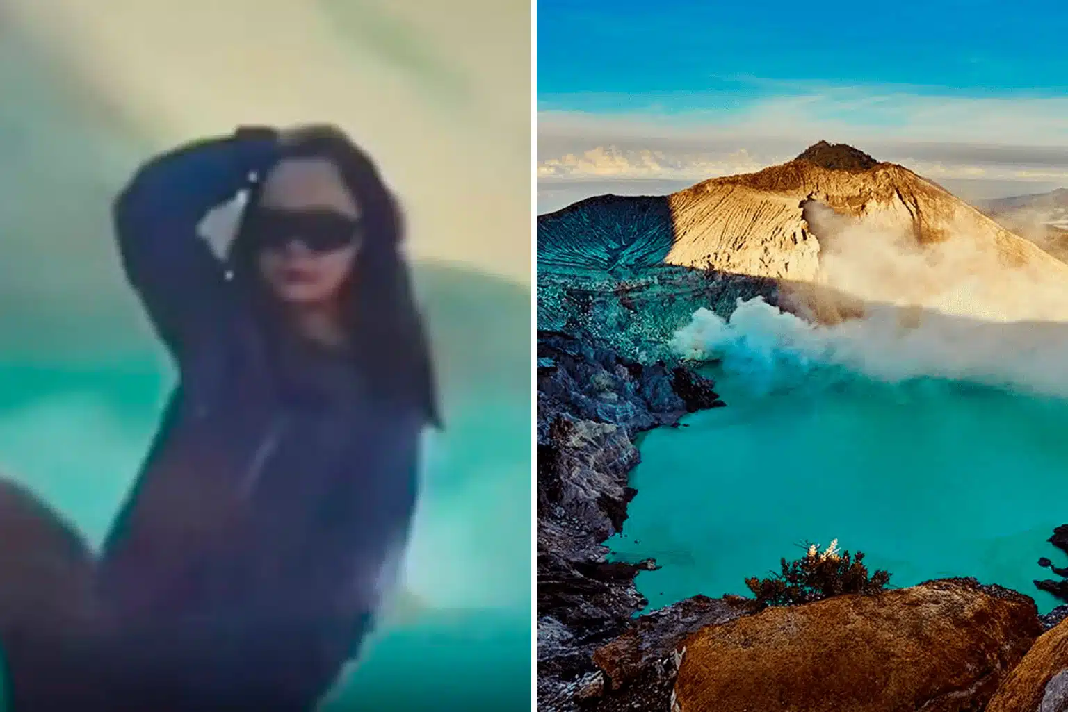 Mulher Morre Ao Cair Dentro De Vulcão Enquanto Posava Para Foto, Na Indonésia