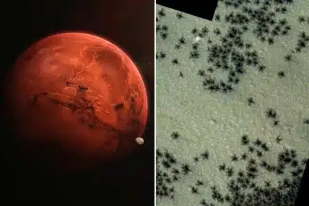 Aglomerado De &Quot;Aranhas&Quot; Em Marte É Detectado Por Cientistas