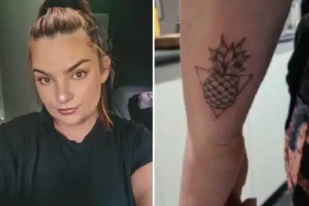 Após Descobrir Seu Significado, Mulher Admite Que Tatuar Um Abacaxi De Cabeça Para Baixo Foi Um Grande Erro