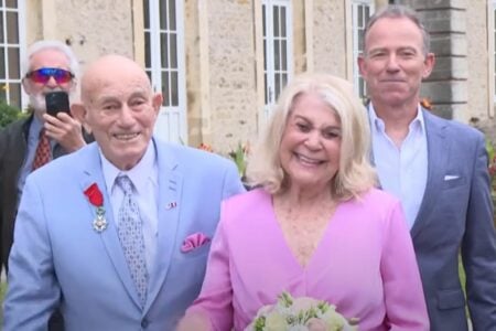 Aos 100 Anos, Veterano De Guerra Se Casa Com Noiva De 96 Na França