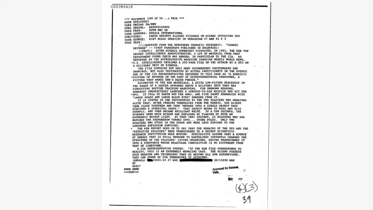 O estranho relatório da CIA que relata soldados soviéticos transformados em pedra intriga a internet O Estranho Relatório Da Cia Que Relata Soldados Soviéticos Transformados Em Pedra Intriga A Internet