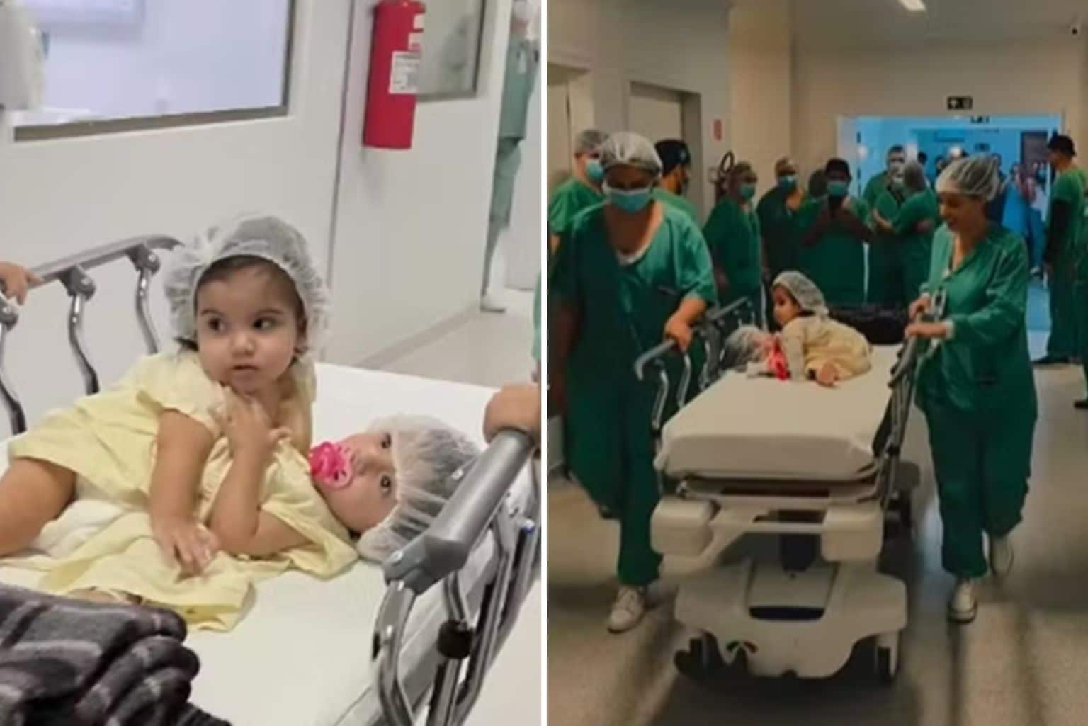 Gêmea siamesa não sobrevive 9 dias após cirurgia de separação em Goiás, diz família