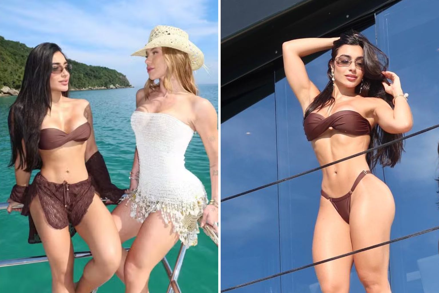 Duda Freire, Apontada Como Affair De Virginia, Faz Ensaio Durante Passeio De Barco Com A Influenciadora