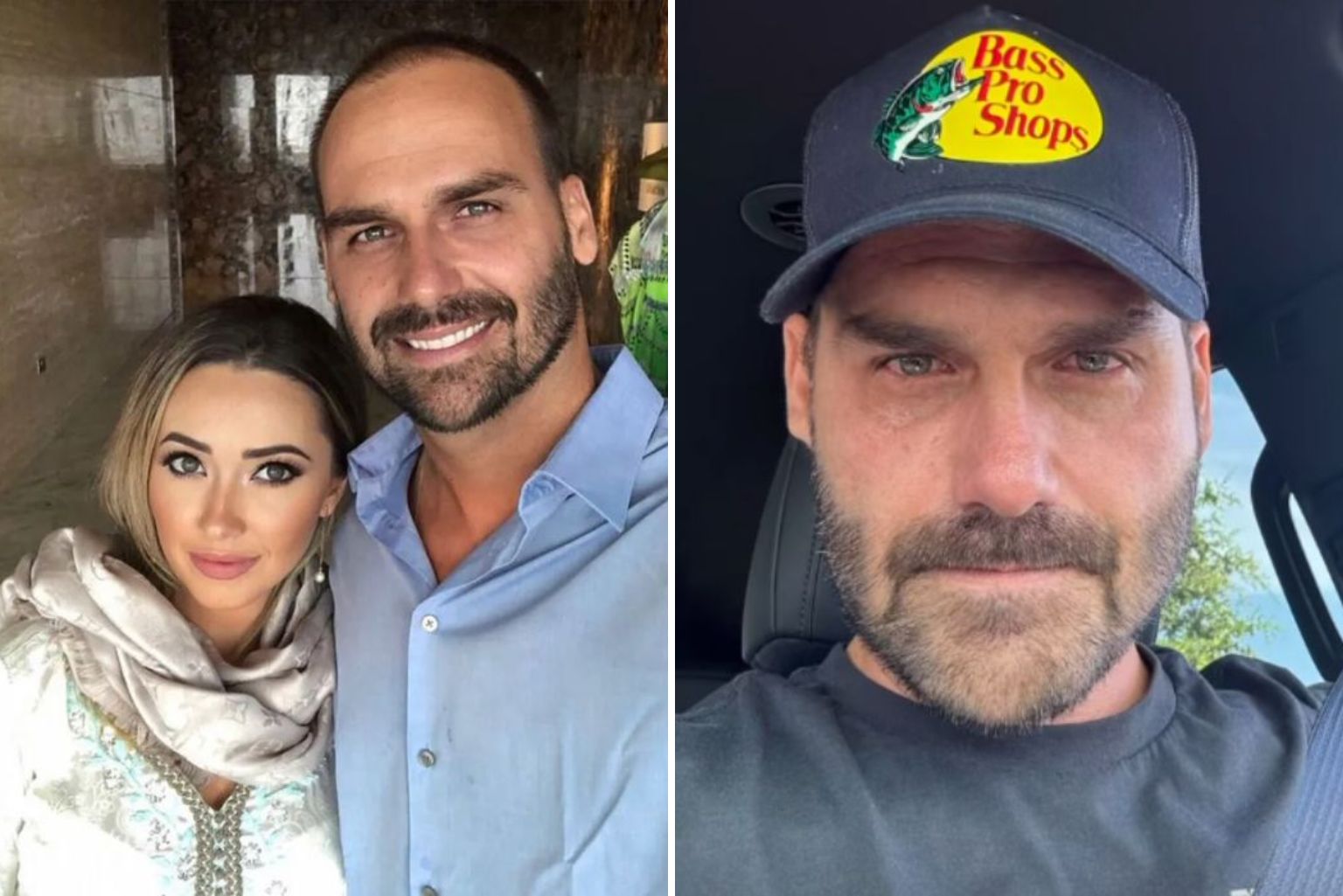 Quem é Adriana? Eduardo Bolsonaro chora em vídeo e troca nome da esposa