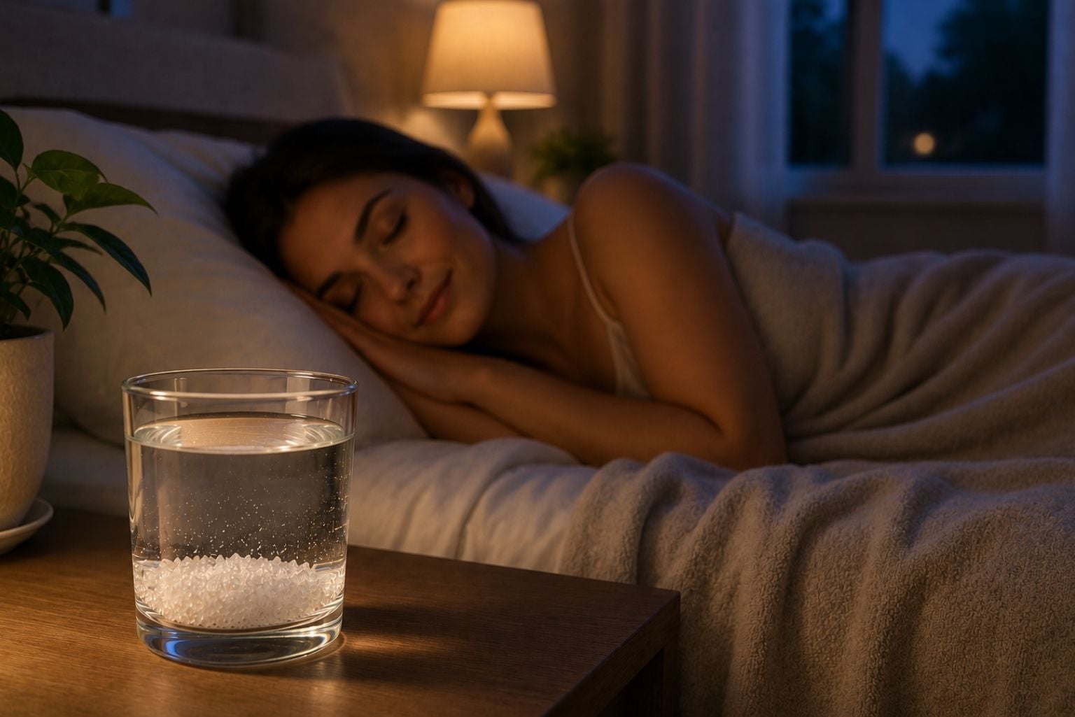 Por que tantas pessoas colocam um copo com água e sal no quarto antes de dormir?