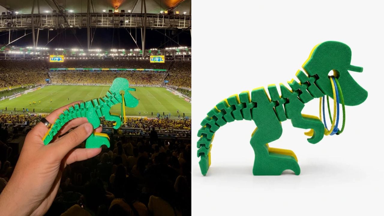 Filho de Neymar chama atenção na Copa, fala três idiomas e vende chaveiro criado por ele Quanto Custa O "Amigodino"? Filho De Neymar Viraliza Vendendo Dinossauros Feitos Em Impressora 3D