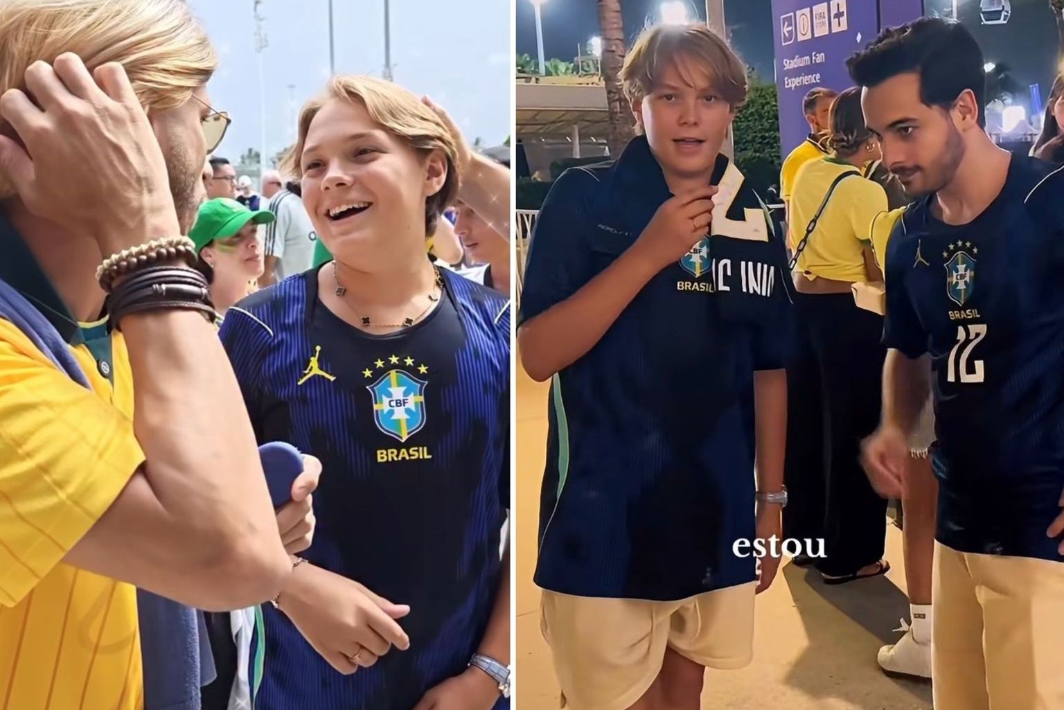Filho De Neymar Chama Atenção Na Copa, Fala Três Idiomas E Vende Chaveiro Criado Por Ele