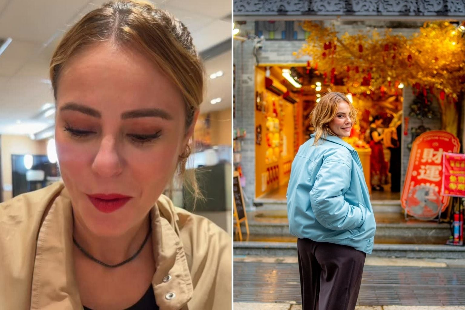 Paolla Oliveira Ironiza Experiência Gastronômica Durante Viagem À China; Vídeo