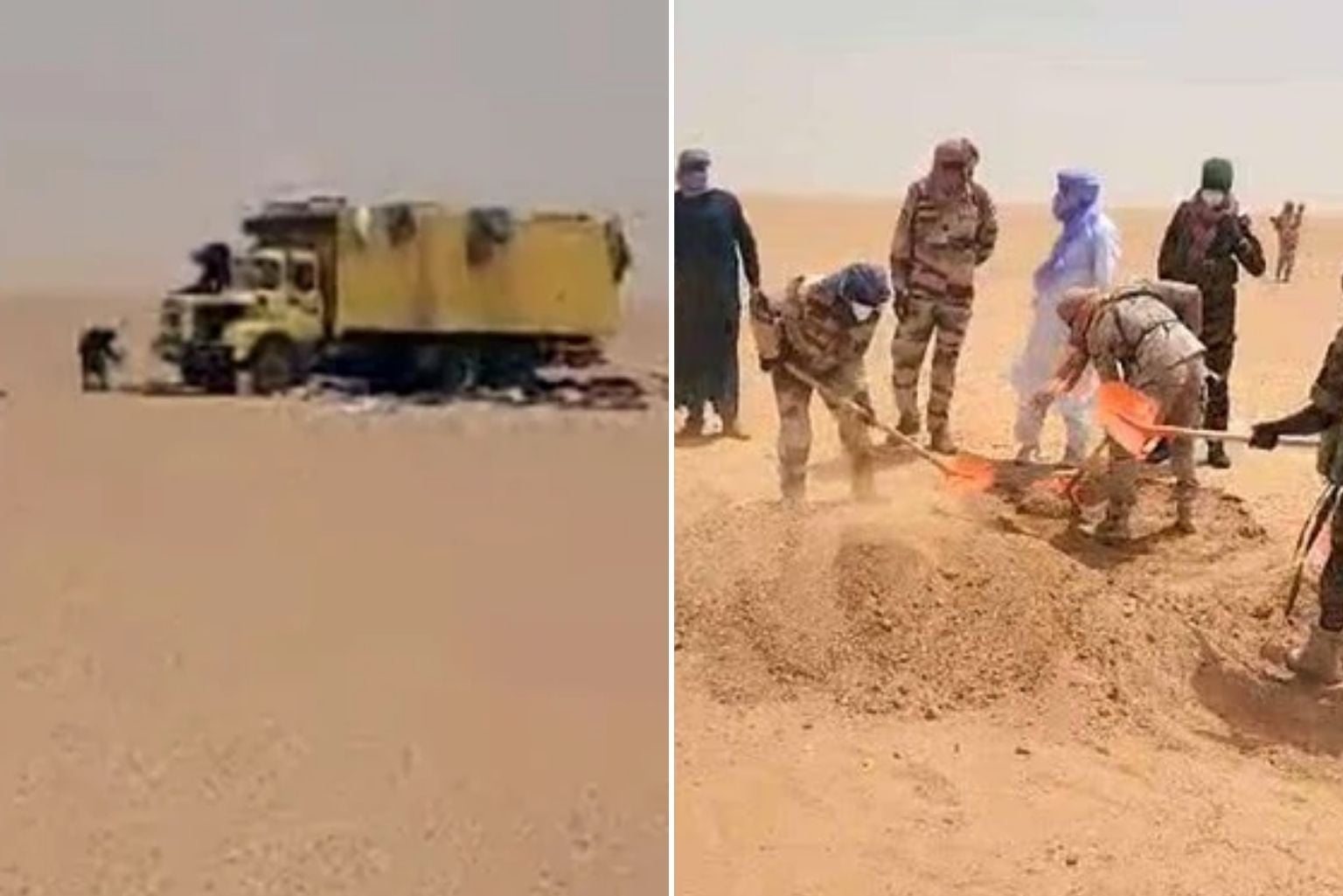 Saara: 49 pessoas morrem de sede depois de caminhão quebrar no deserto Saara: 49 Pessoas Morrem De Sede Depois De Caminhão Quebrar No Deserto