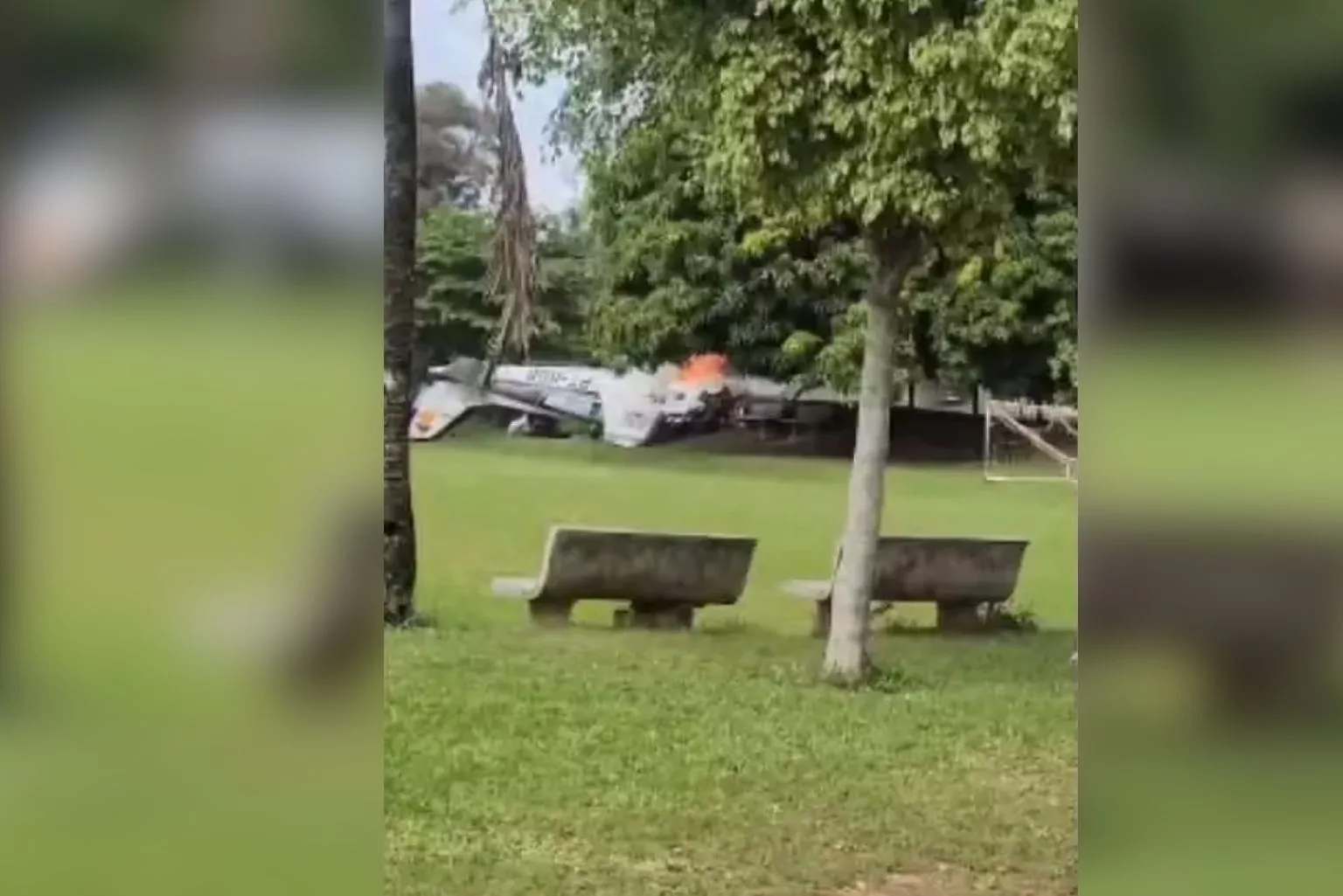 Queda De Avião Provoca Desespero Em Clube No Interior De Sp; Veja O Vídeo