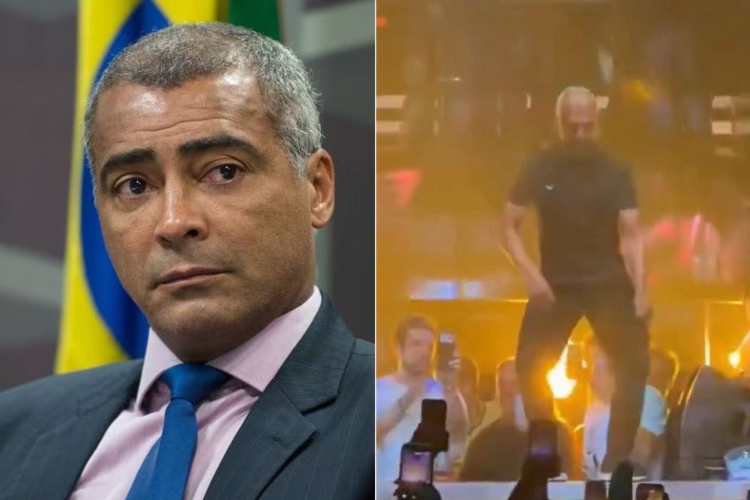 Senador Em Brasília, Romário É Gravado Dançando Funk Em Palco De Boate Em Miami Após Goleada Da Seleção
