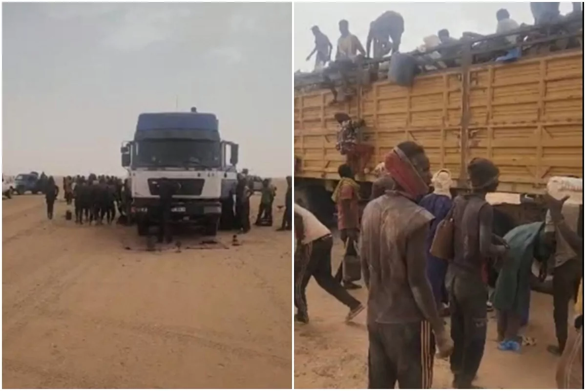 Saara: 49 pessoas morrem de sede depois de caminhão quebrar no deserto Pessoas Resgatadas Após Caminhão Quebrar O Saara, África - Metrópoles