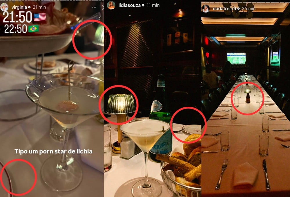 Virginia Surge Discreta Em Restaurante De Ny, Mas Detalhe Chama Atenção — Foto: Reprodução/ Instagram