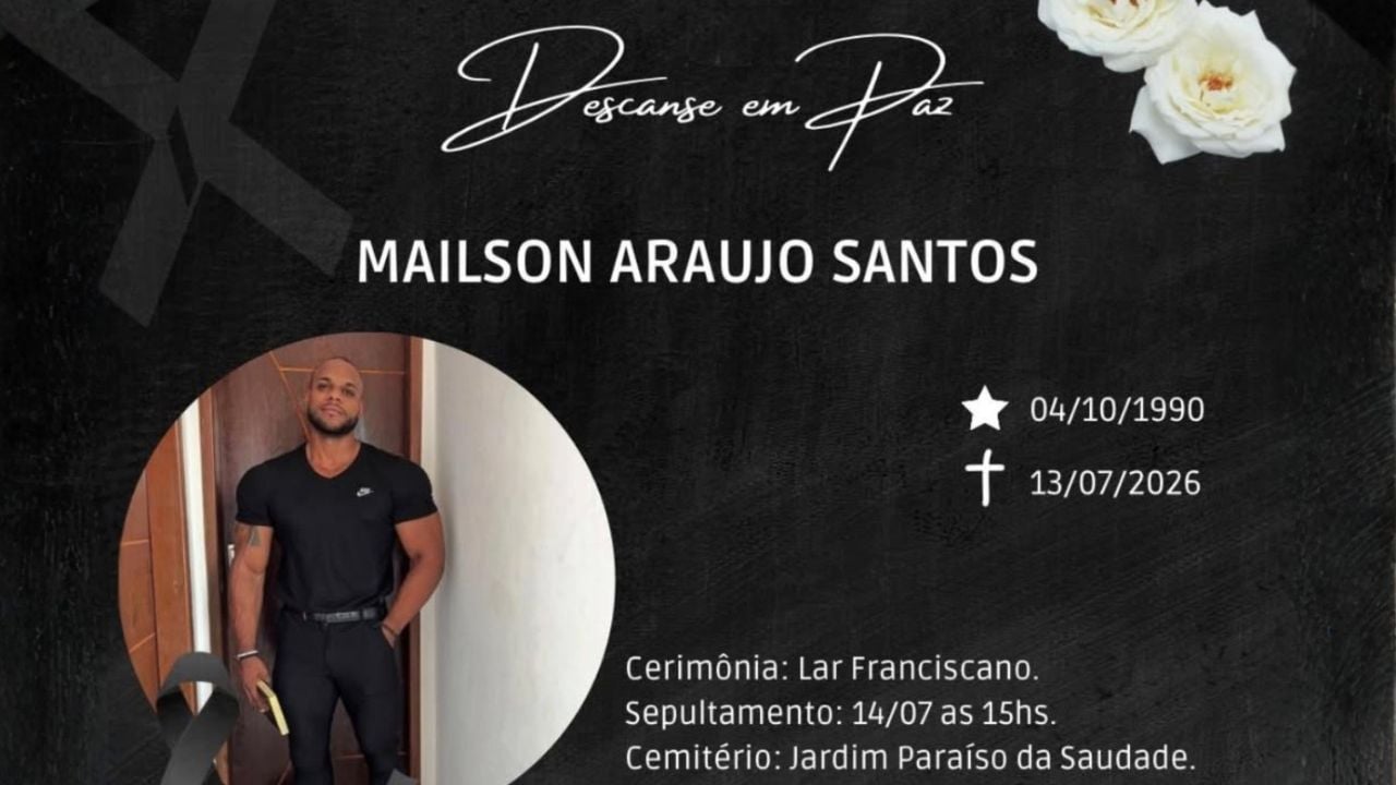 Fisiculturista baiano Mailson Araújo Santos morre aos 35 anos Fisiculturista Baiano Mailson Araújo Santos Morre Aos 35 Anos