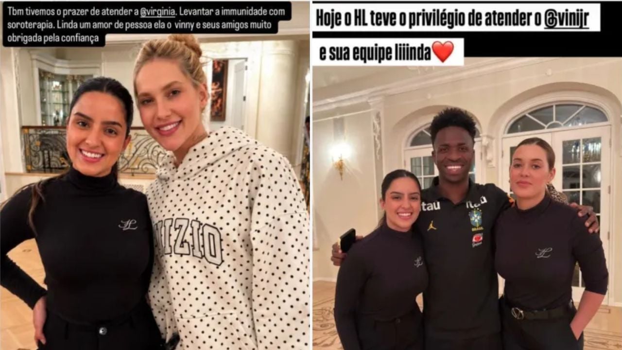 Após eliminação na Copa, Virginia e Vini Jr. vão juntos a uma clínica nos EUA Após Eliminação Na Copa, Virginia E Vini Jr. Vão Juntos A Uma Clínica Nos Eua
