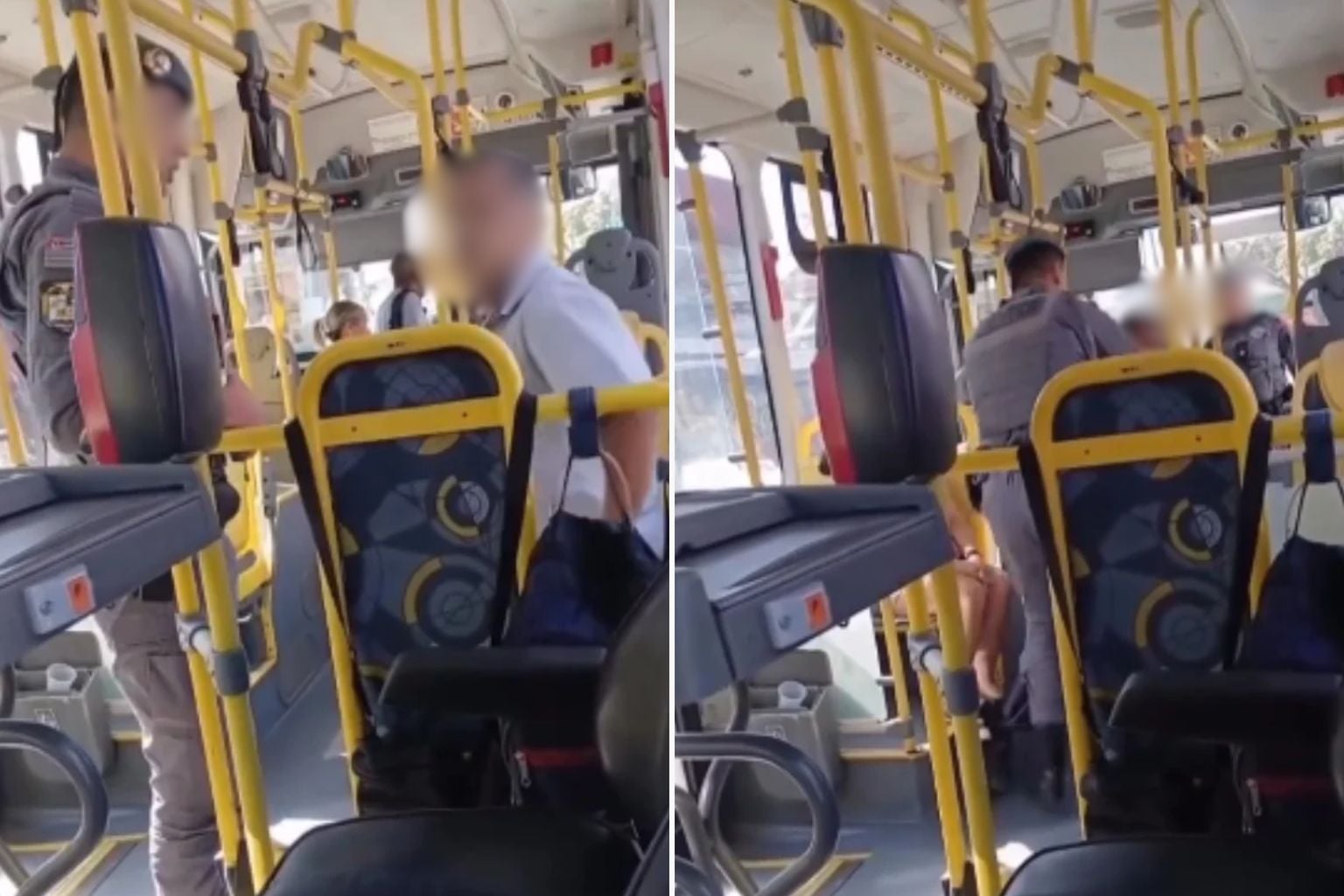 PM arranca à força motorista de ônibus que pediu passagem para viatura; assista Pm Arranca À Força Motorista De Ônibus Que Pediu Passagem Para Viatura; Assista