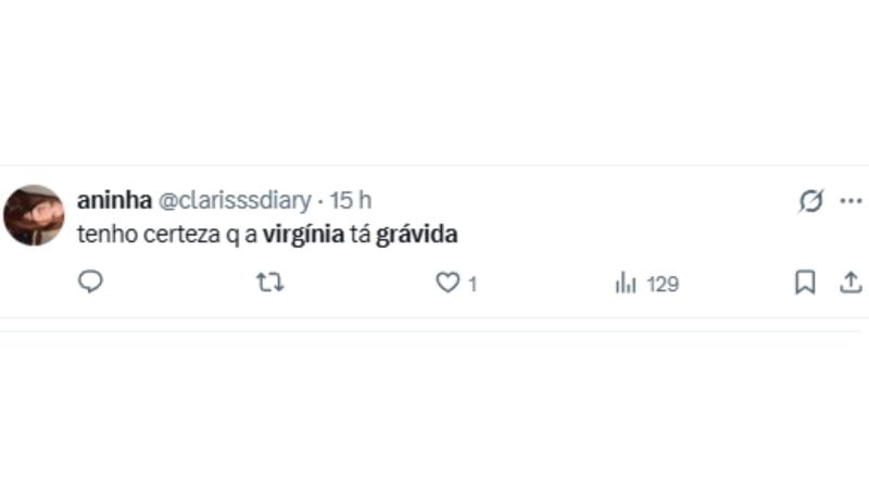 Rumores De Gravidez Repercutiram Na Web - X/Reprodução/Nd Mais