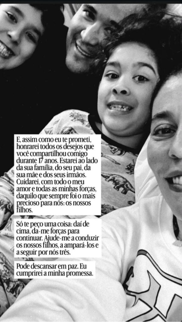 Cláudia Guimarães, Ex-Mulher Do Empresário Bruno Avelar, Que Estava Com O Cantor Sertanejo Rick Em Queda De Helicóptero Sem Sobreviventes Compartilhou Um Mensagem Em Homenagem Ao Cantor Em Suas Redes Sociais Nesta Terça-Feira (22/9)