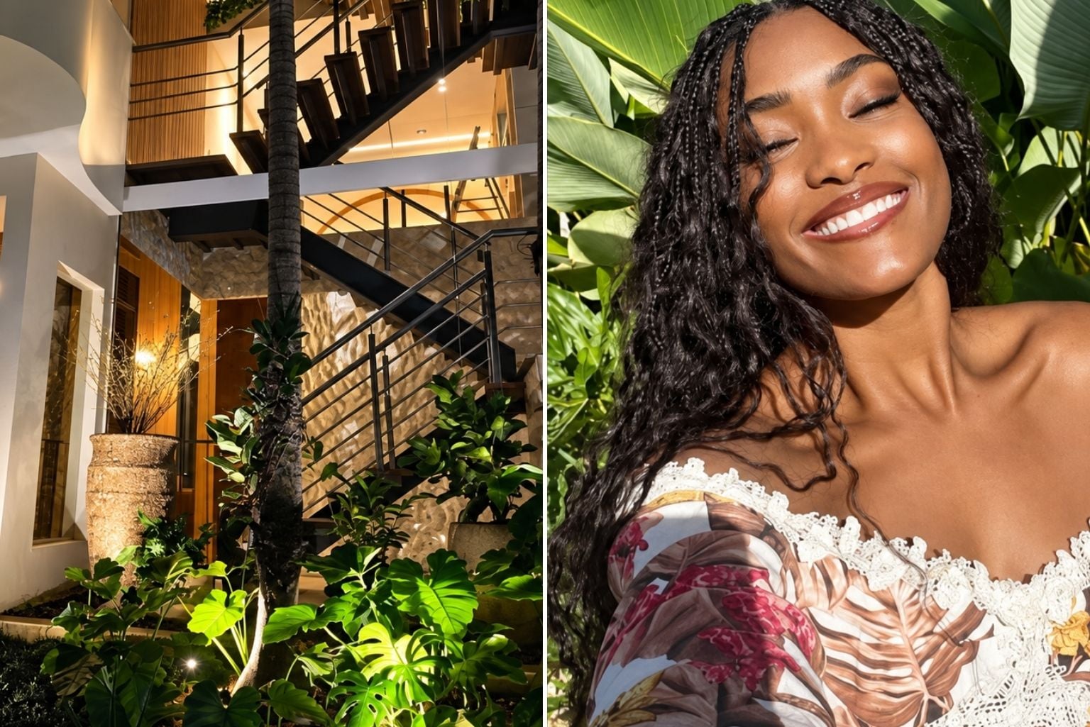No Ar Em &Quot;A Nobreza Do Amor&Quot;, Erika Januza Vive Em Mansão Com Muito Verde E Piscina De Quartzito