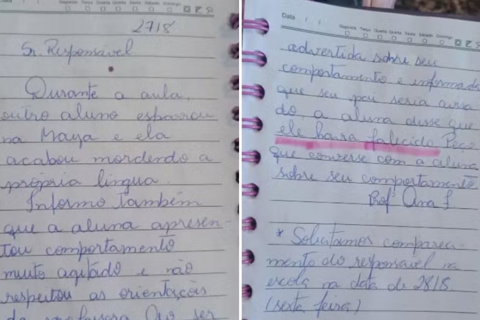 Menina Diz À Professora Que O Pai Morreu, E Motivo Diverte A Web: “Inevitável Segurar A Risada”