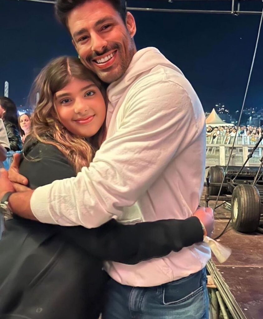 Sofia Com O Pai, Cauã Reymond — Foto: Instagram